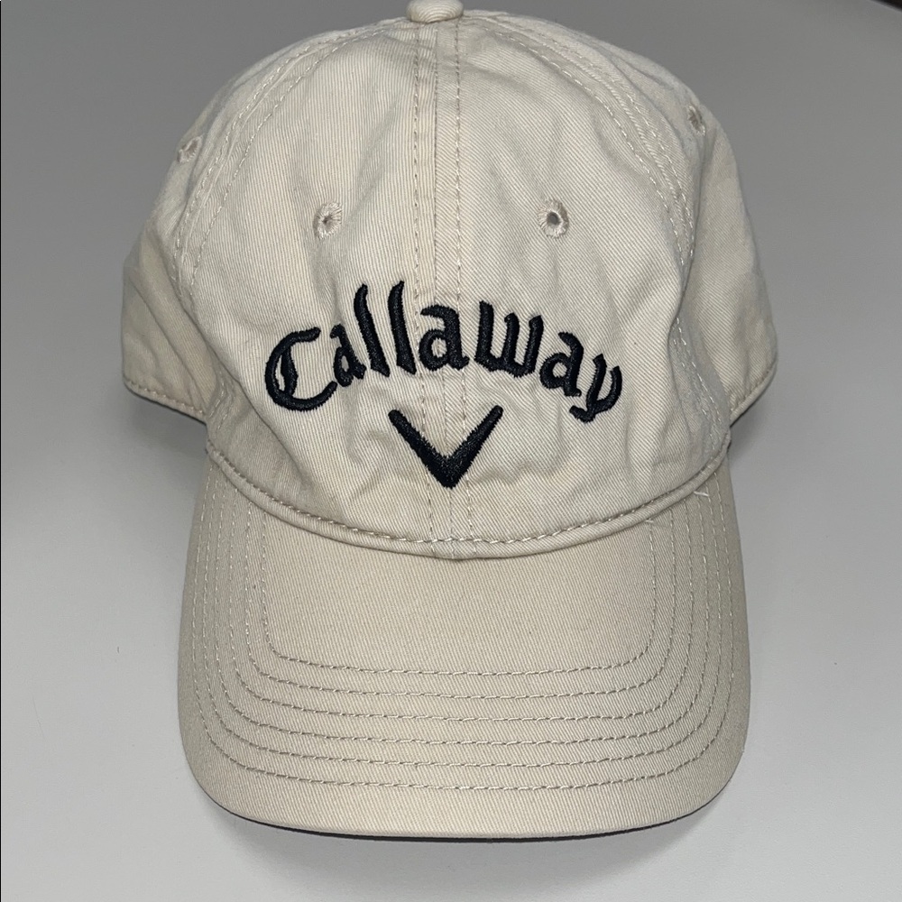 Callaway Cream Baseball Cap